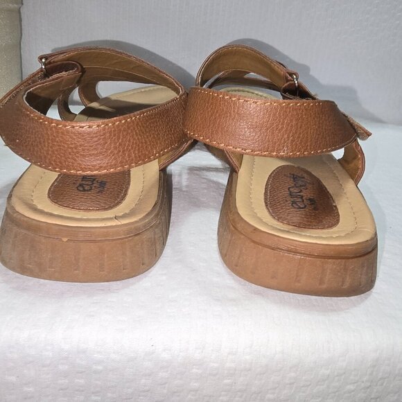 WOMENS EUROSOFT BY SOFTT CEEJAY SANDALS BROWN SIZE 9 EUC - Picture 3 of 8